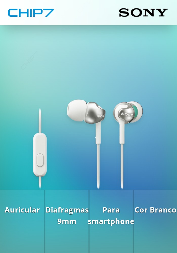 Auriculares Sony MDR-EX110APW Branco