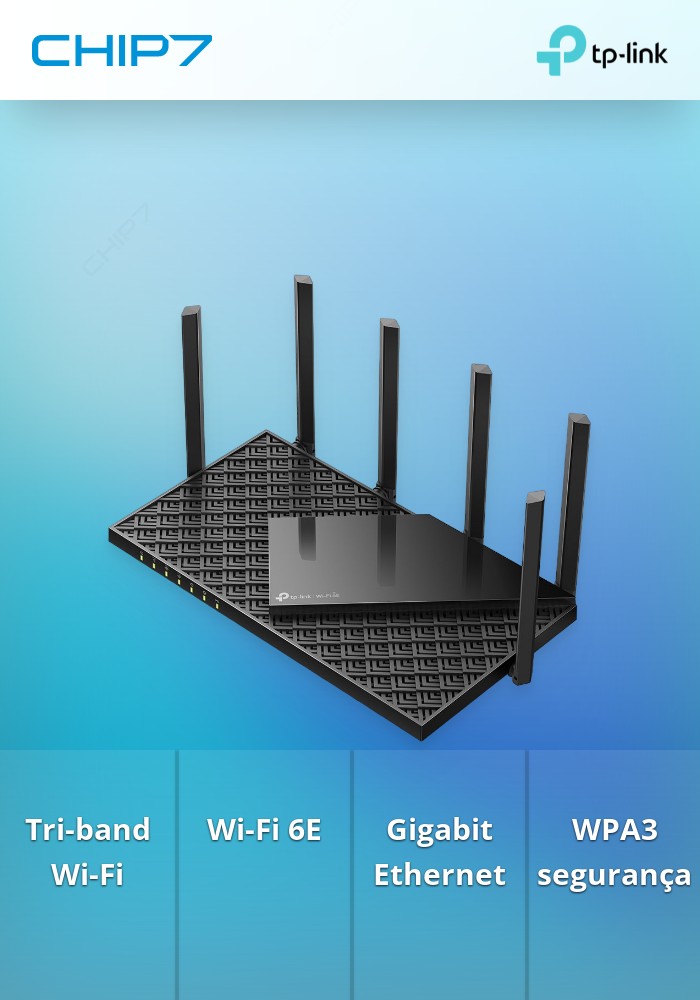 Router TP-LINK ARCHER AXE75 TRI-BAND GIGABIT WI-FI 6E