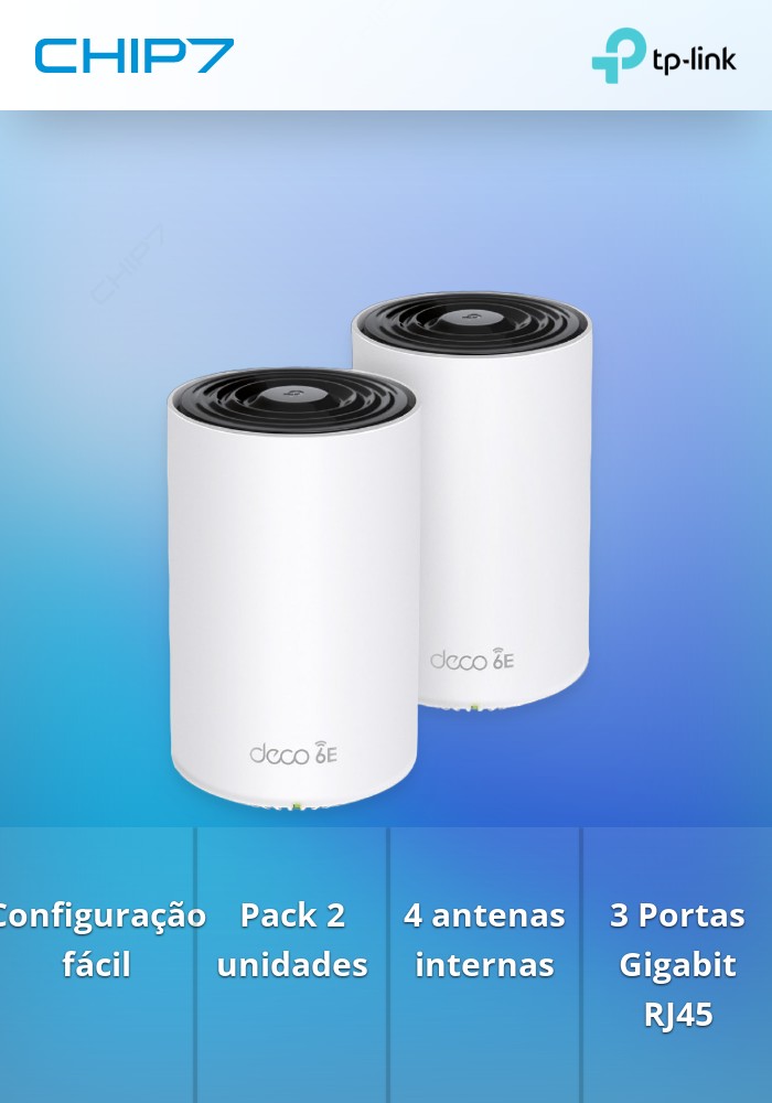 TP-LINK AXE5400 Whole Home Mesh Wi-Fi 6E System Tri-Band 574Mbps