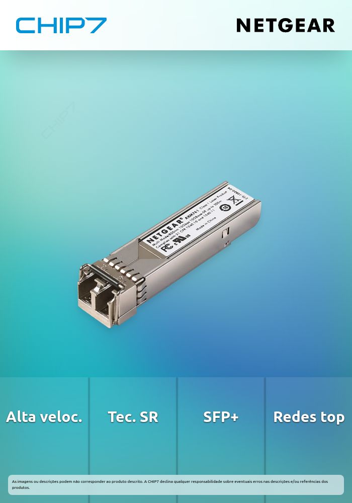 Netgear Módulo 10GE SR SFP+ para GSM7328S / GSM7352S