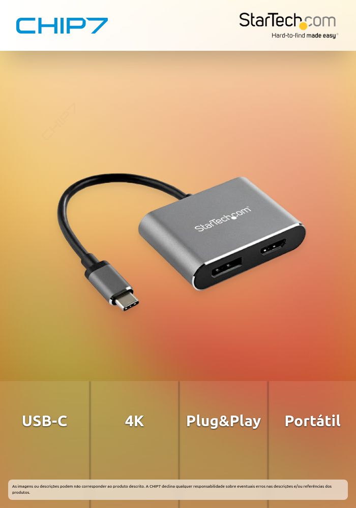 ADAPTADOR USB-C HDMI O DP