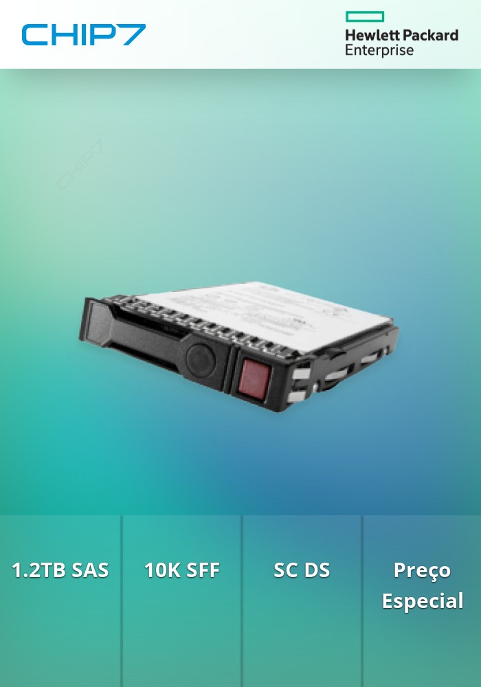HPE Enterprise - Disco rígido - 1.2 TB - intercambiável a quente - 2.5