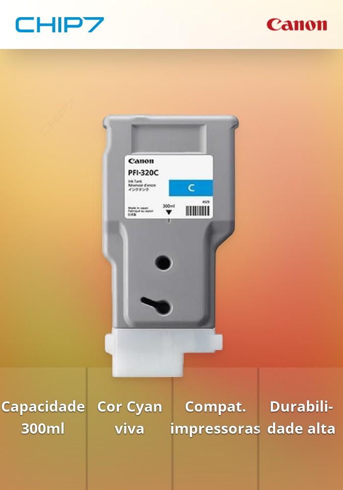Tinteiro PFI-320 de 300 ml Cyan