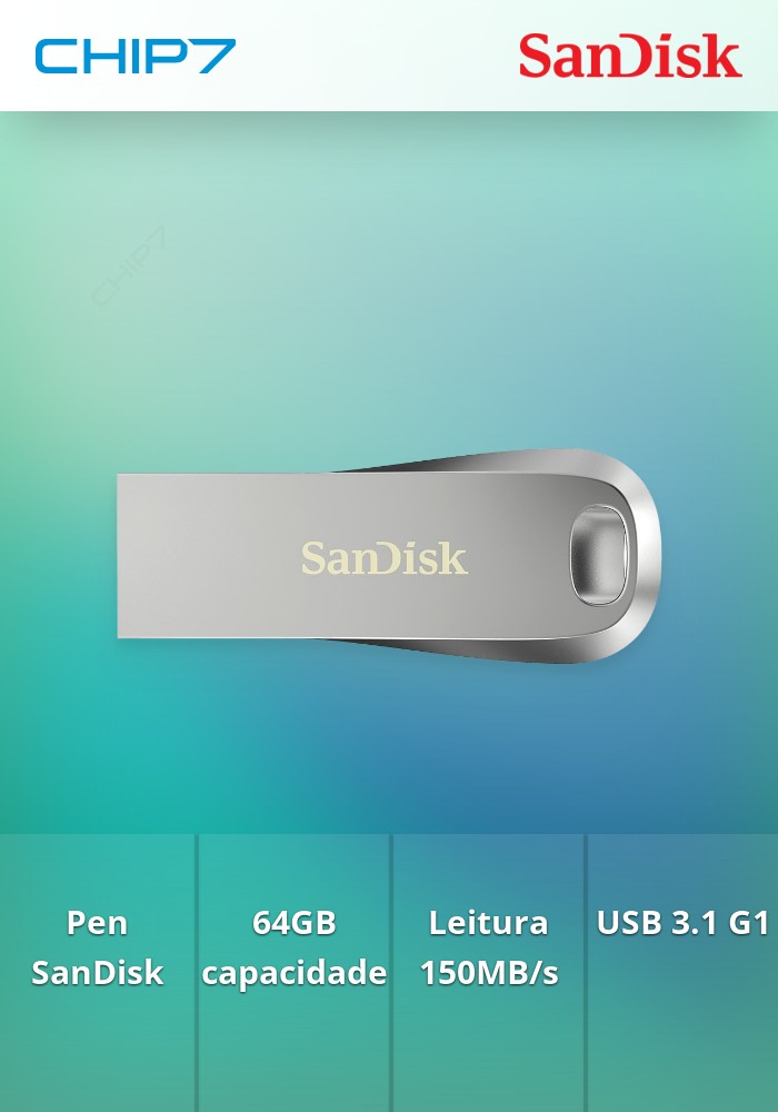 Pen SanDisk Ultra Luxe 64GB USB3.1