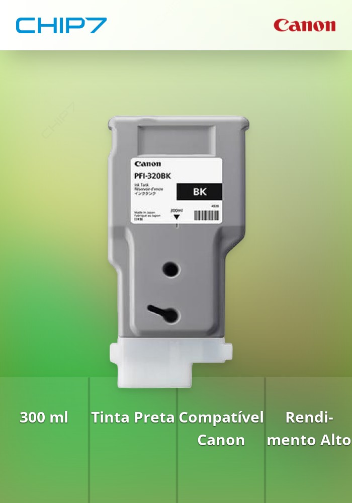 Tinteiro PFI-320 de 300 ml Black