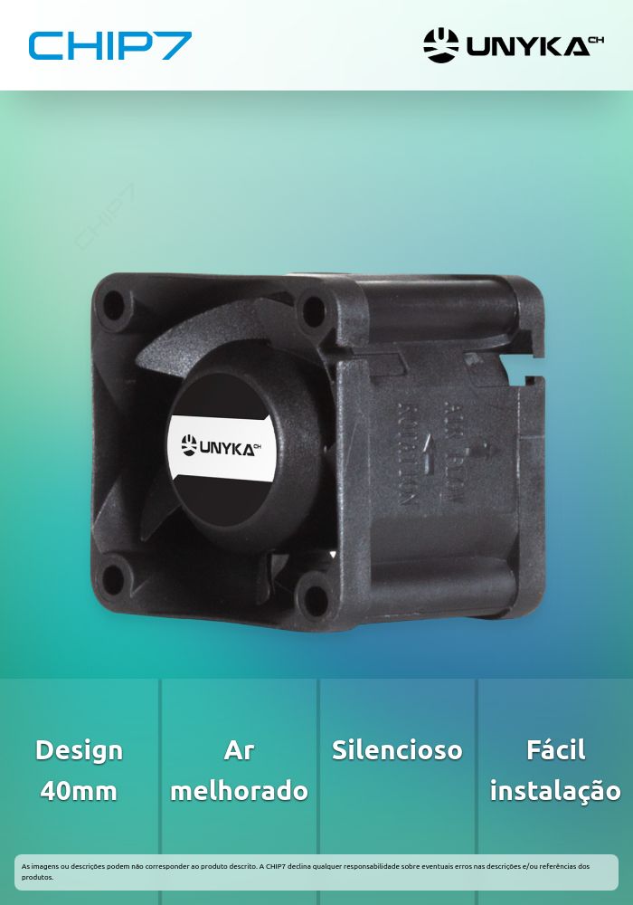 Ventoinha Unyka SERVER 40mm