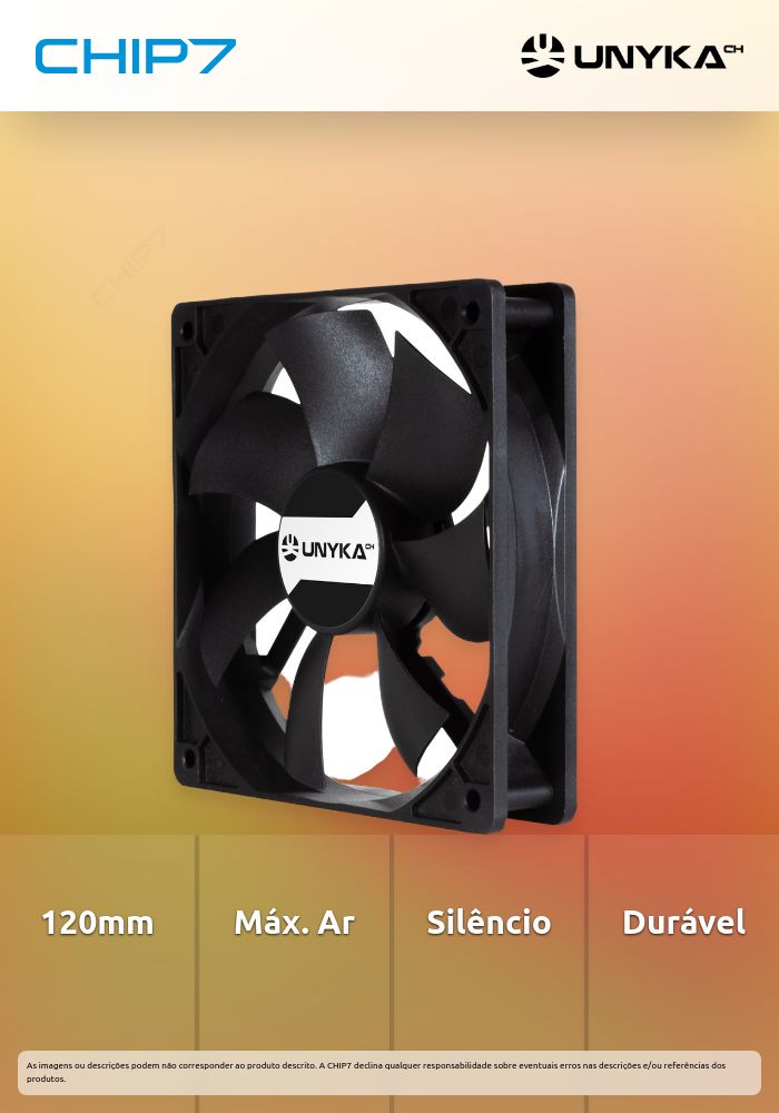 Ventoinha Unyka SERVER 120mm