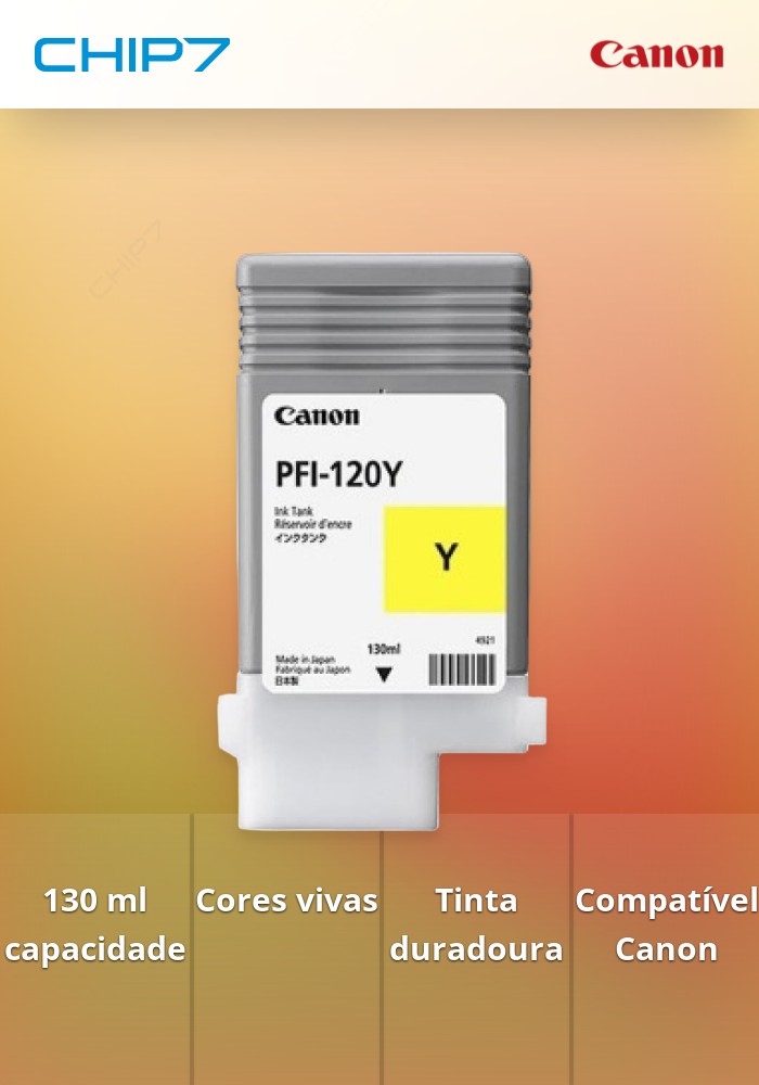 Tinteiro PFI-120 de 130 ml Yellow