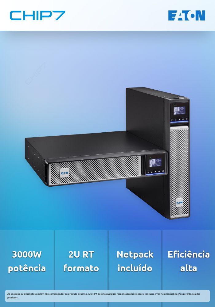 UPS Eaton 5PX 3000i RT2U Netpack G2 3000W 3000VA