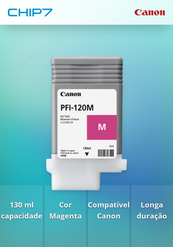 Tinteiro PFI-120 de 130 ml Magenta