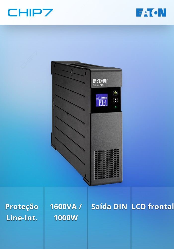 UPS Eaton Ellipse PRO Line-Inter. 1600VA DIN