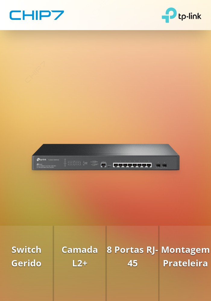 TP-LINK SWITCH JETSTREAM 8-PORT 2.5GBASE-T AND 2-PORT 10GE SFP+ L2+ MANAGED WIT