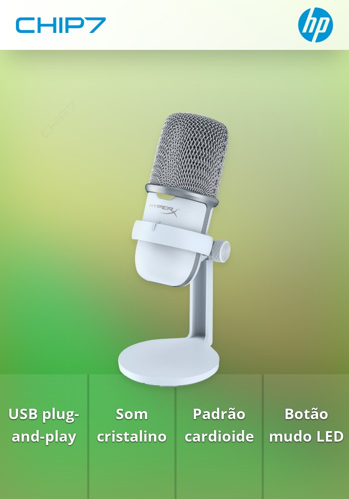 HyperX SoloCast USB WHT Microphone