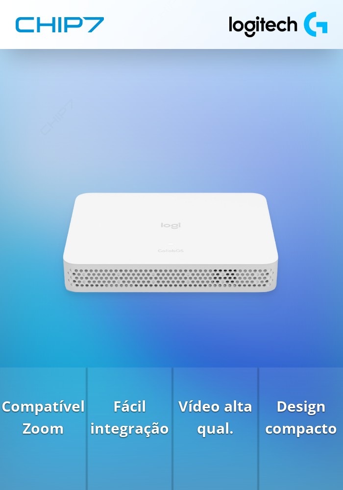 Dispositivo de videoconferência Logitech RoomMate - Certificação Zoom