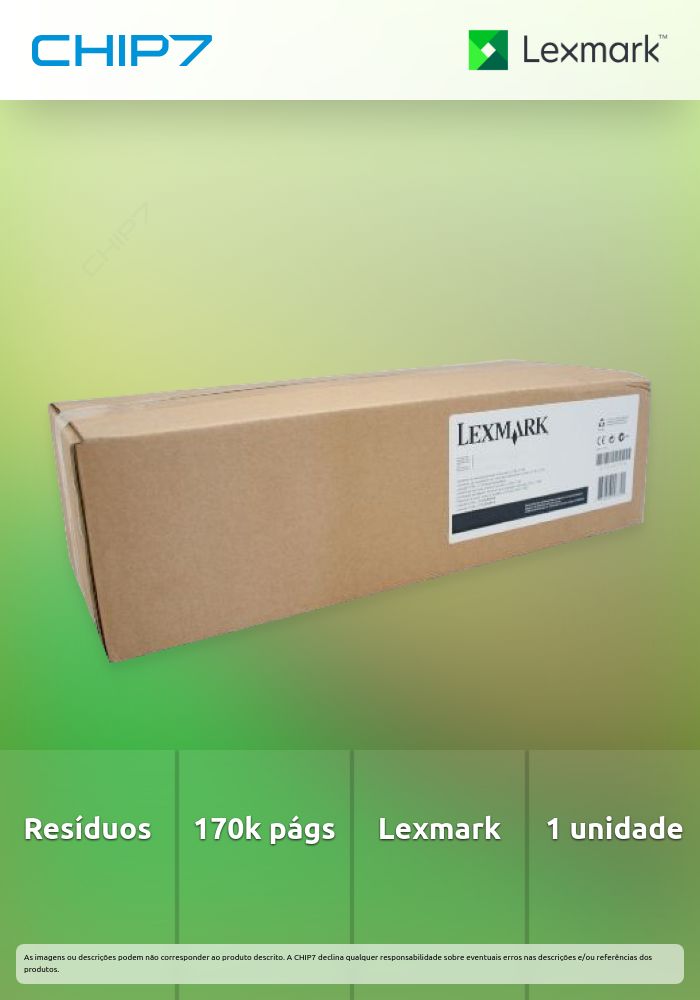 LEXMARK EMBALAGEM DE RISIDUOS DE TONER CS/CX730/35/C/XC4342/52 170K