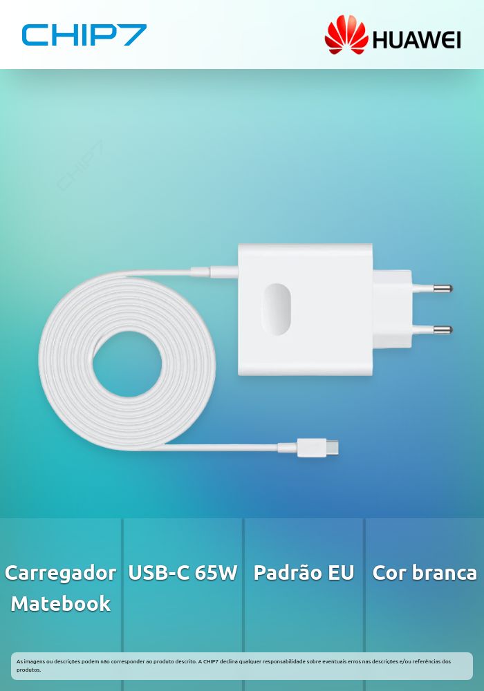 Universal  Matebook USB-C Charger 65W(EU) - White