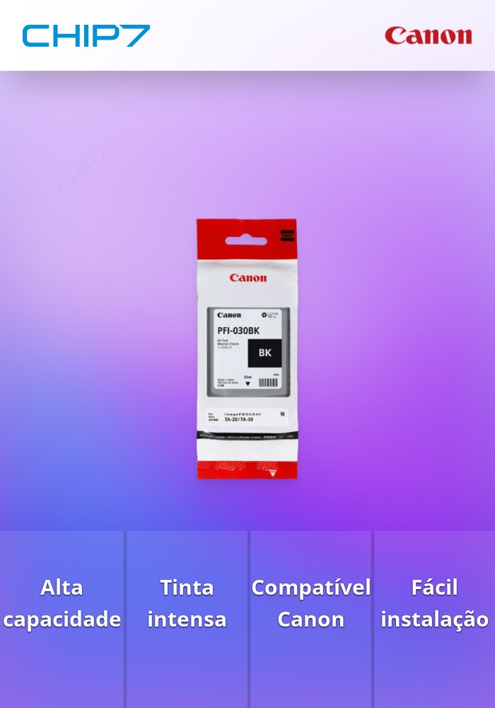 Tinteiro PFI-030 BK