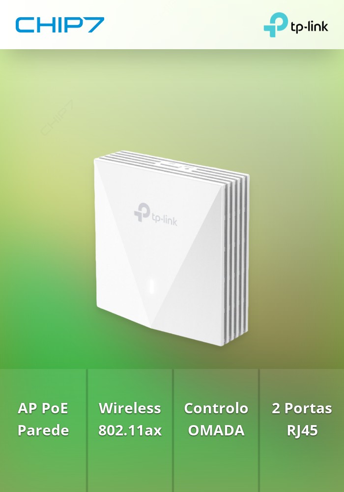 ACCESS POINT DE PAREDE TP-LINK EAP650-WALL AX3000 DUAL BAND WIFI 6 GIGABIT POE