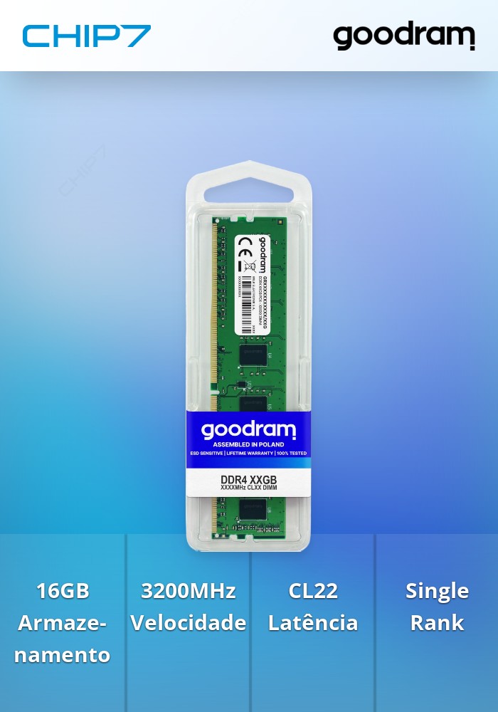 DDR4 16GB 3200MHz CL22 SR DIMM