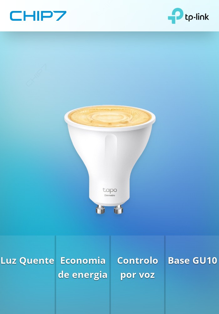 Lâmpada Inteligente TP-Link Tapo L610 Smart Wi-Fi Spotlight Dimmable 2700 K