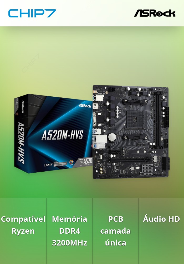 Motherboard ASRock A520M-HVS