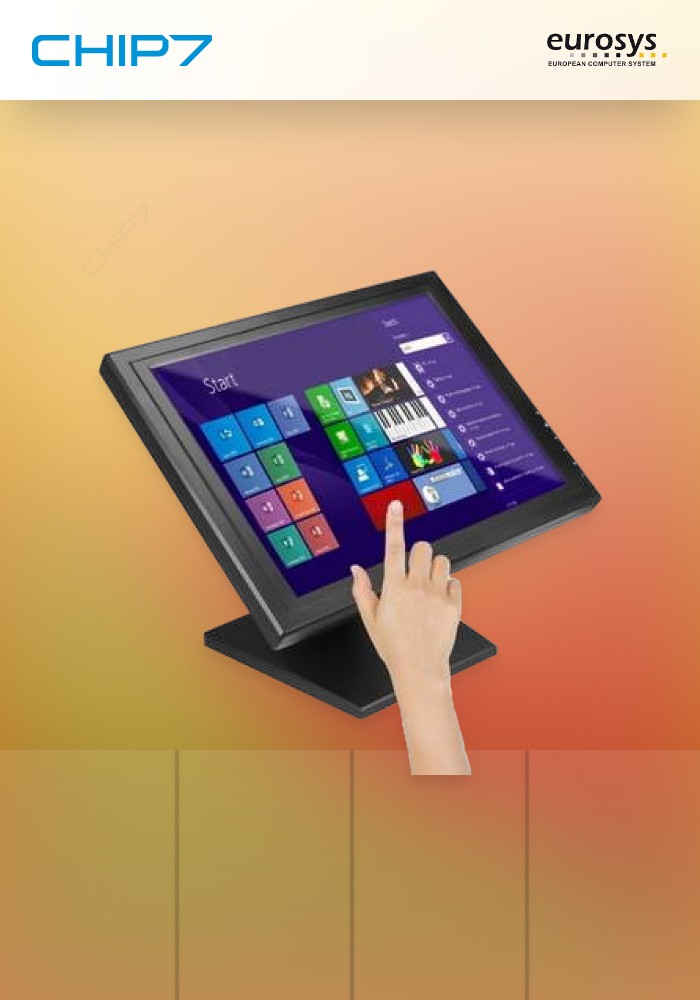 MONITOR TOUCH SCREEN 15 USB RES 1024X768 CAPACITIVE