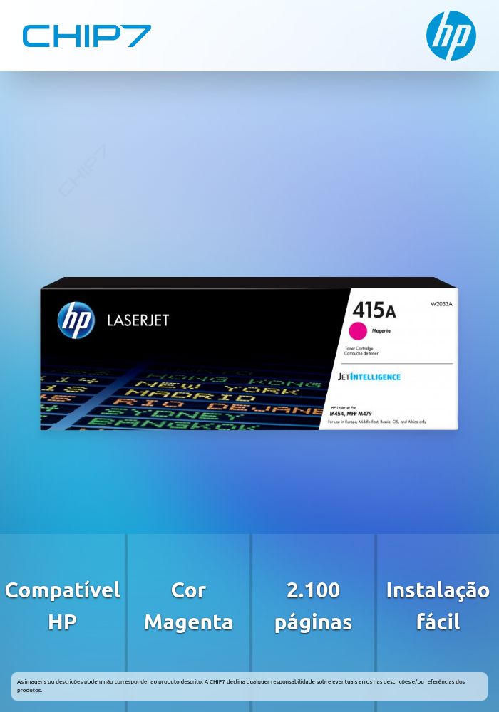 HP 415A Magenta LaserJet Toner Cartridge