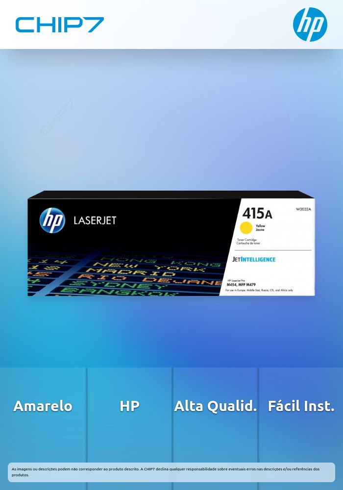 HP 415A Yellow LaserJet Toner Cartridge