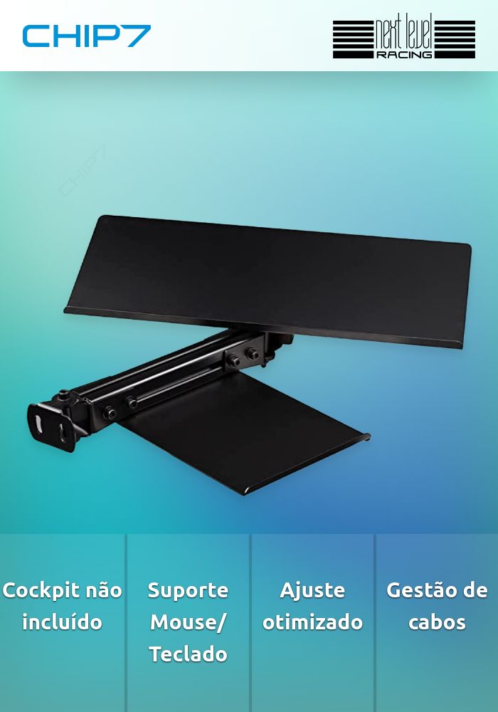 Suporte Next Level Racing GT ELITE Mouse & Keyboard Tray Pr