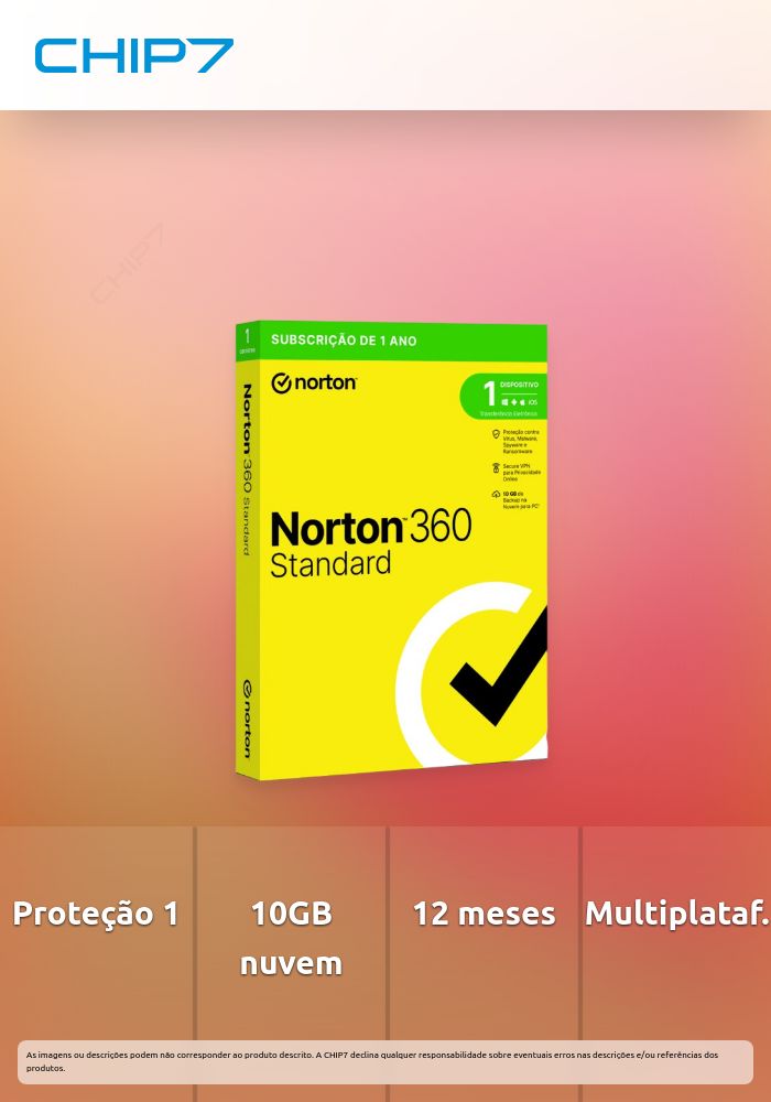 NORTON 360 STANDARD 10GB PO 1 USER 1 DEVICE 12MO GENERIC RSP MM GUM