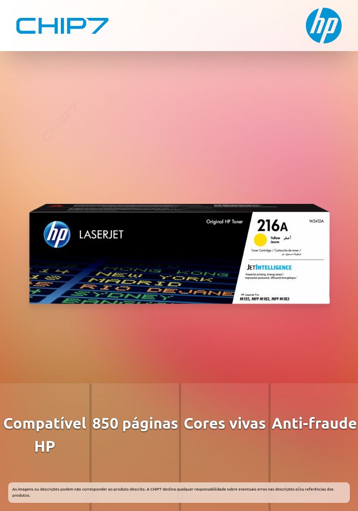 TONER AMARILLO HP 216A