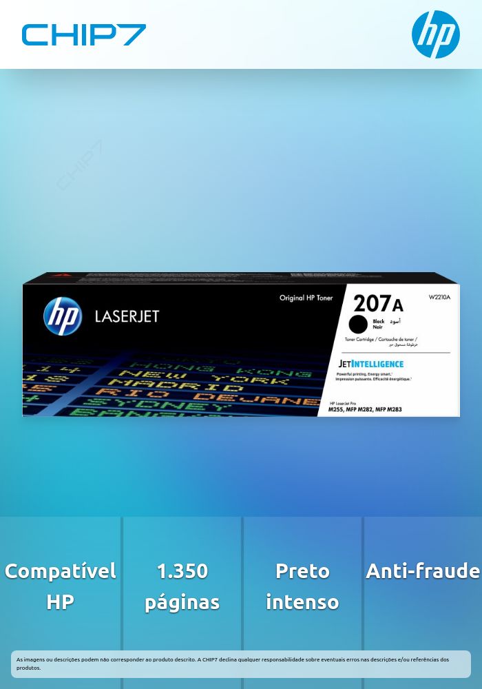HP 207A Black LaserJet Toner Cartridge