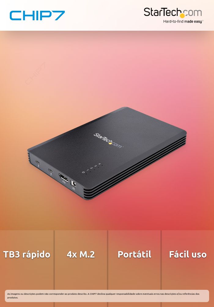 CAJA TB3 A 4X M.2 PCIE