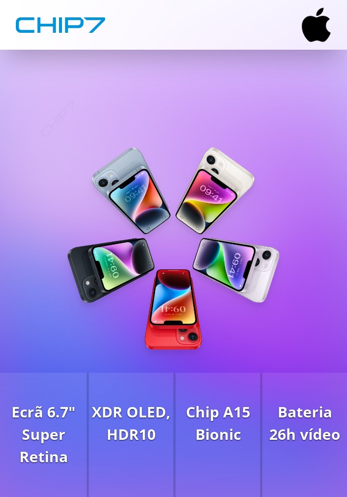 iPhone 14 512GB Luz das estrelas