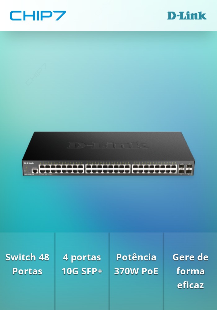 48-port Gigabit Smart Managed Switch with 4x 10G SFP+ ports, 370Watts