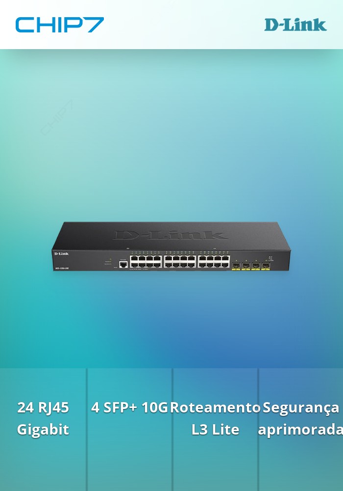 D-LINK 24-PORT GIGABIT SMART MANAGED SWITCH WITH 4X 10G SFP+ PORTS