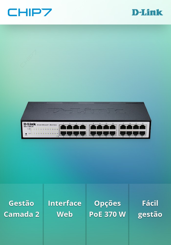 D-LINK 24-PORT 10/100/1000MBPS EASYSMART SWITCH ENHANCED