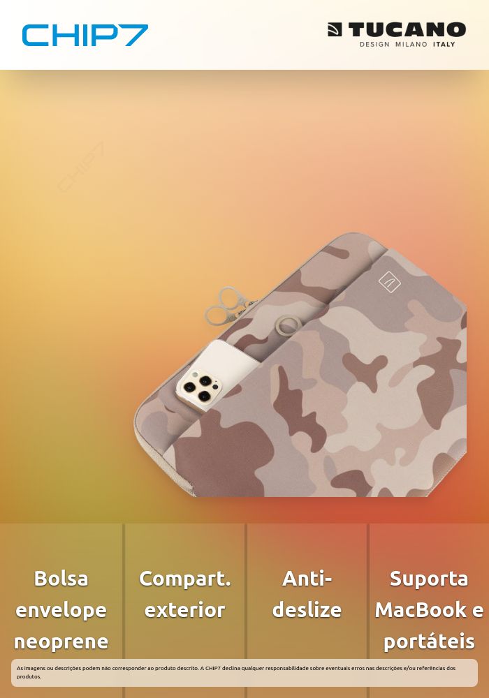 Tucano - SS Top MacBook Pro 13/Air 13 (camouf. beje)