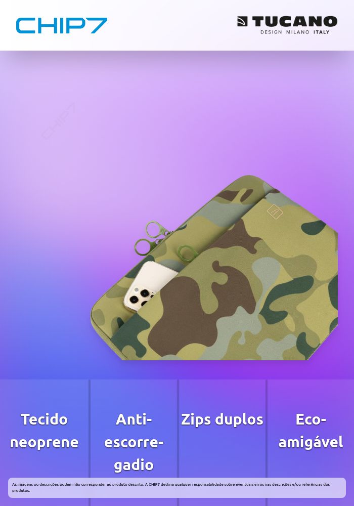 Tucano - SS Top MacBook Pro 13/Air 13 (camouf. verde)