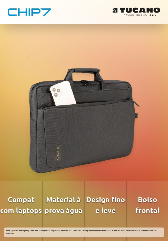 Tucano - Work Out 4 Slim Bag 15/16 (black)