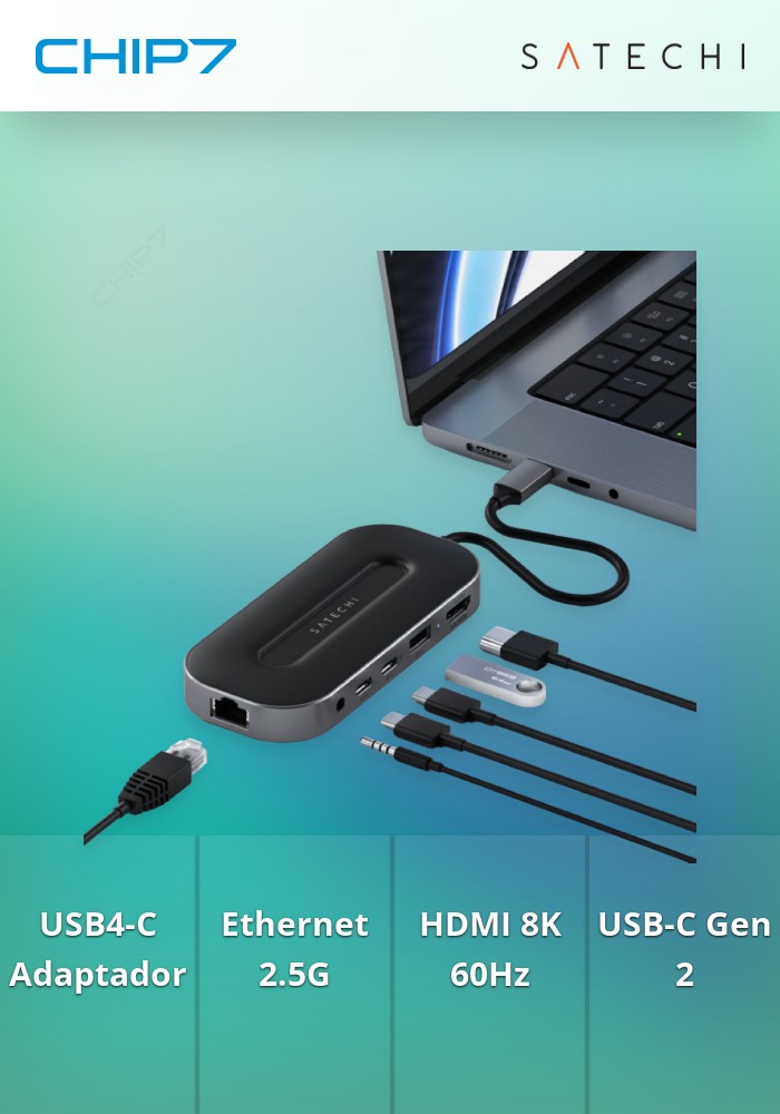 Satechi - USB4 Multiport Adapter with 2.5G Ethernet