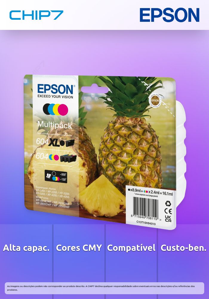 Multipack 4-colours 604 XL Black/Std. CMY