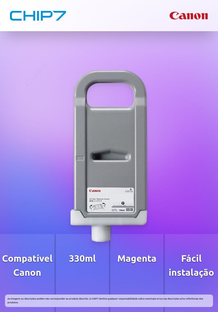 Tinteiro Canon PFI-306 de 330 ml PM (Magenta)