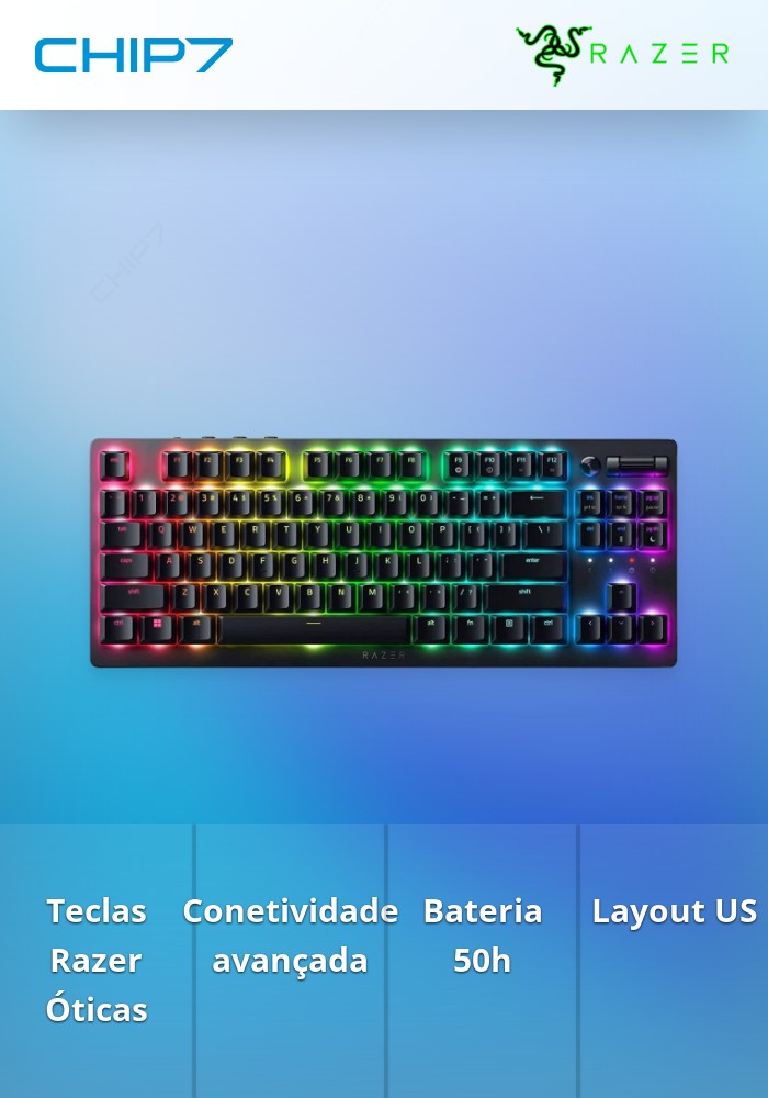 Teclado Razer DeathStalker V2 Pro TKL Linear Optical Switch