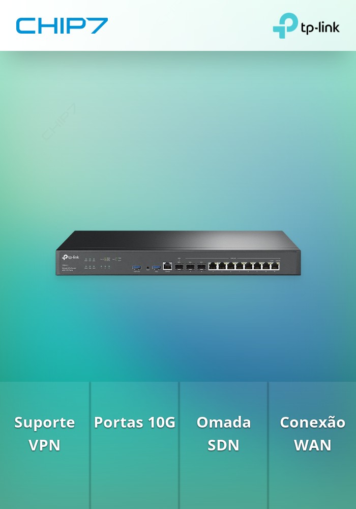 Router TP-Link Omada VPN Router with 10G Ports - ER8411
