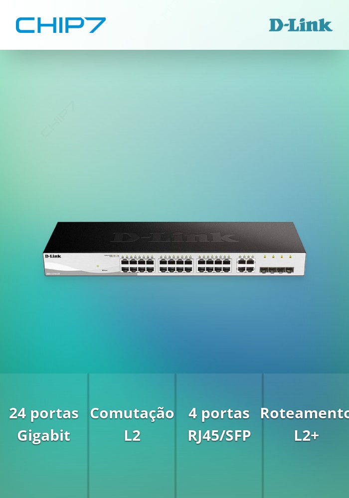 D-LINK 28-PORT 10/100/1000MBPS GIGABIT SMART SWITCH INCLUDING 4-PORT SFP COMBO
