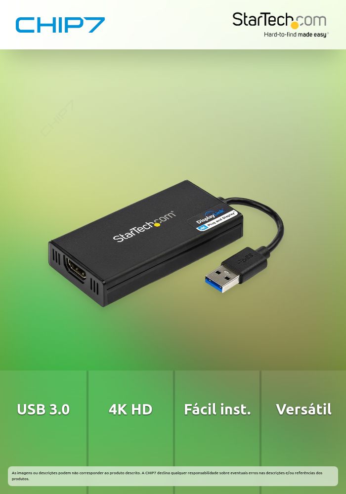 ADAPTADOR USB 3.0 A HDMI 4K HD