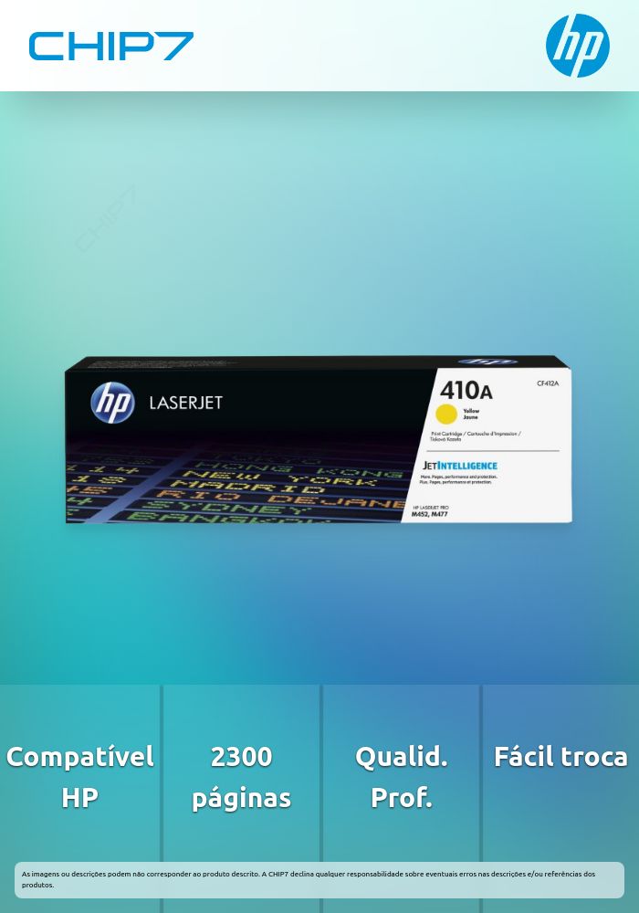 HP 410A Yellow Original LaserJet Toner Cartridge