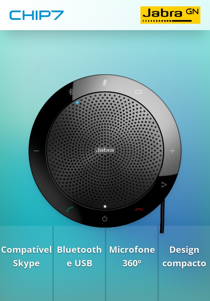 Altifalante Jabra SPEAK 510 MS - Certificado para Skype for Business (7510-109)
