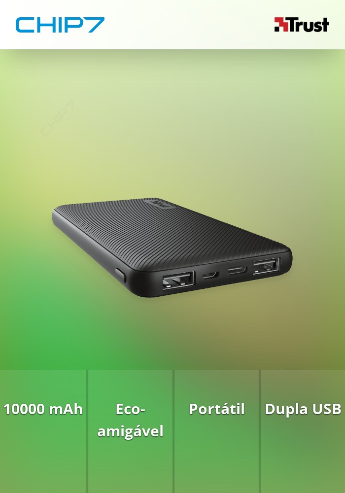 PowerBank TRUST PRIMO 10000 mAh ECO - 24678